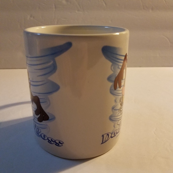 Tazmanian Devil Dads the Boss Mug 1997 New - Picture 11 of 11